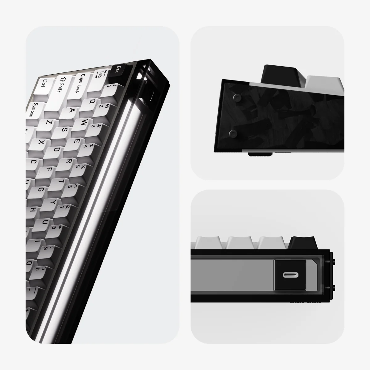 MADE68 Ultra+ Black Hall Effect Gaming Keyboard - Image 4