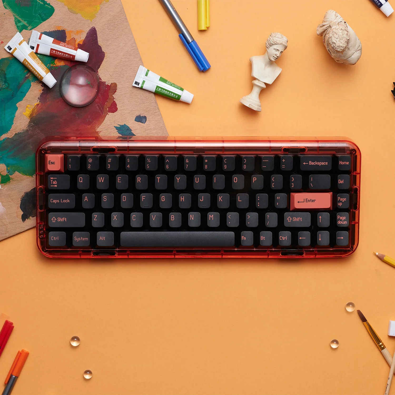 MOJO68 Mechanical Keyboard Pigeon - Image 4