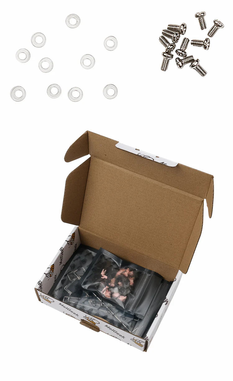 MelGeek Transparent PCB Screw in Stabilizer for Mechanical Keyboard - Image 7