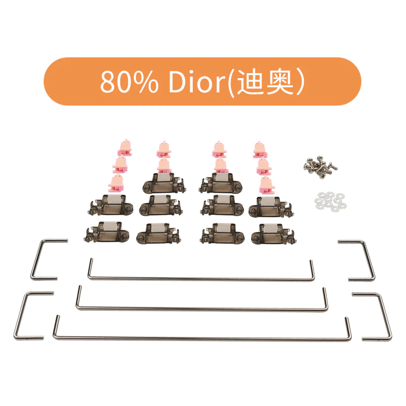 MelGeek Transparent PCB Screw in Stabilizer for Mechanical Keyboard - Image 9